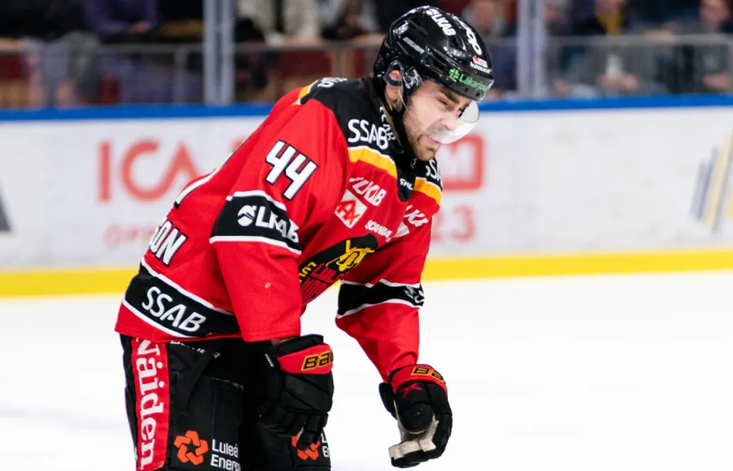 Luleås tuffa besked: Jonathan Andersson har brutit tummen