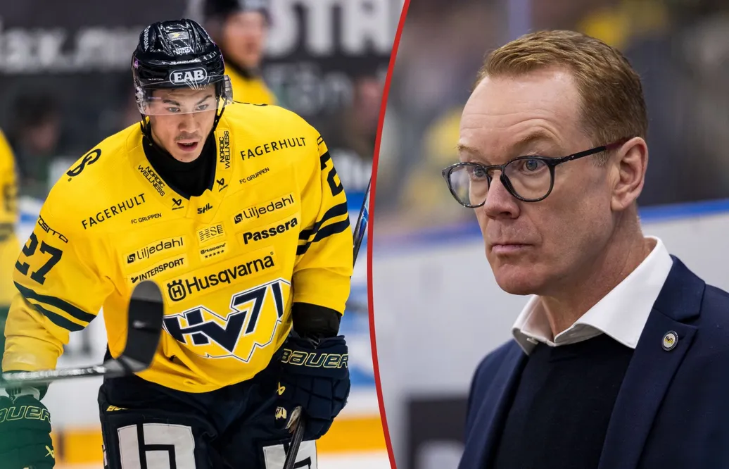 Niklas Eriksson är inte nöjd med Jonathan Ang.
Foto: Bildbyrån