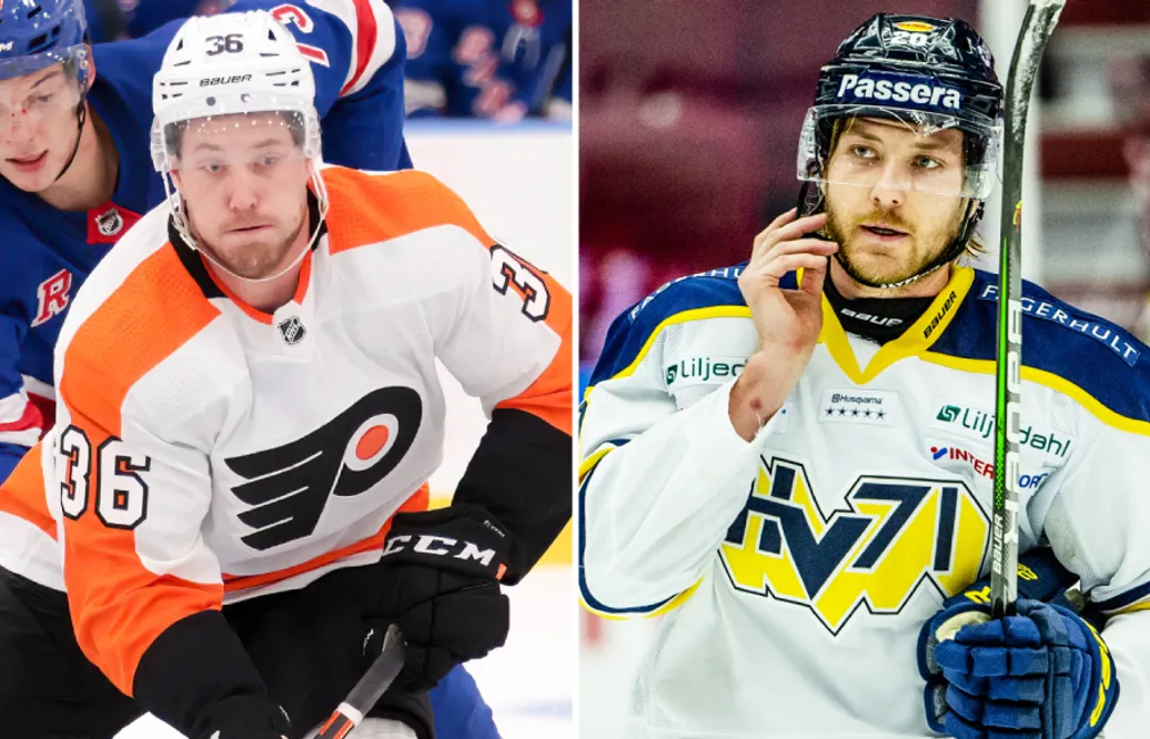 Linus Sandin får göra NHL-debut för Philadelphia Flyers