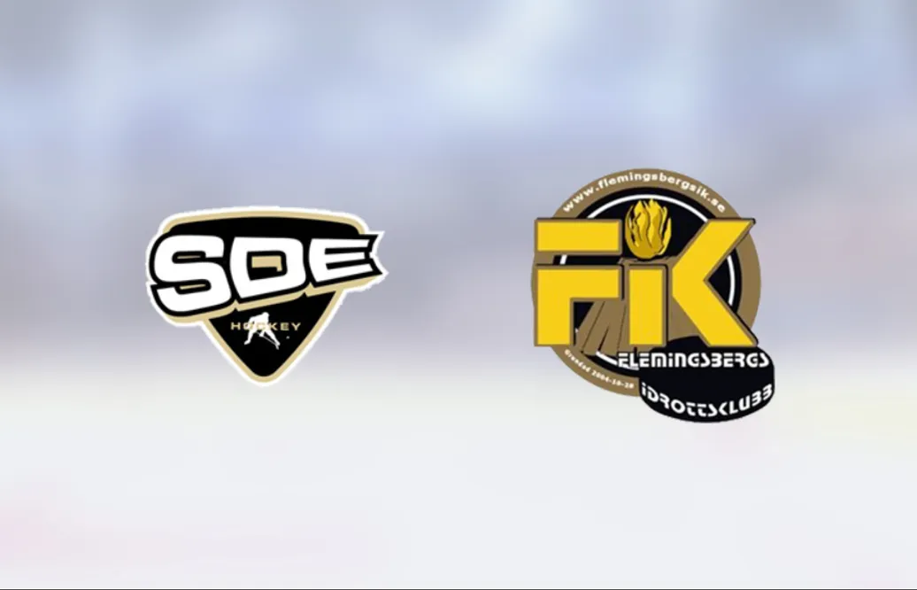 SDE vann efter avgörande i tredje perioden mot gästande Flemingsberg