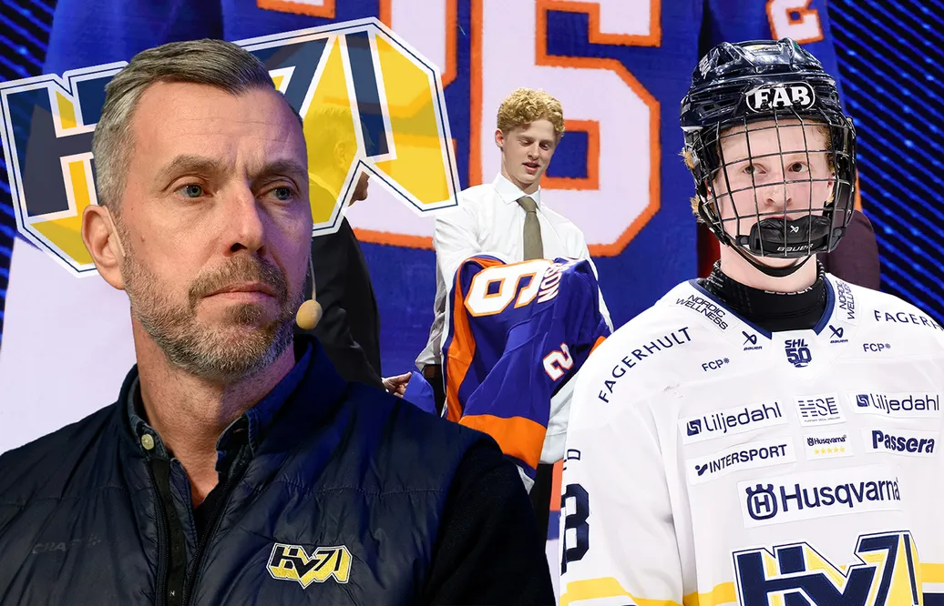 Malte Gustafsson kan skriva på för New York Islanders.
Foto: Bildbyrån.