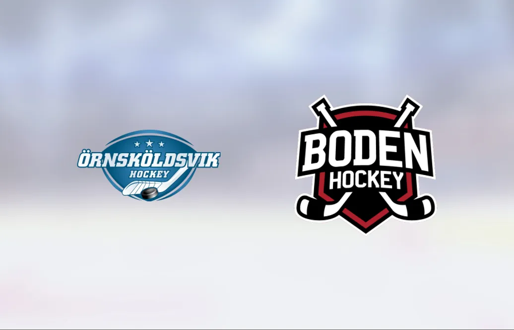 Ö-vik Hockey J18 vann med 5-4 hemma mot Boden