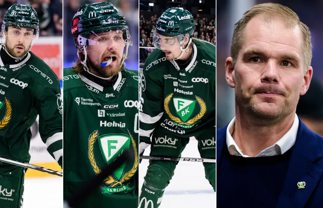 David Tomášek, Linus Johansson och Jonathan Andersson utgick för Färjestad