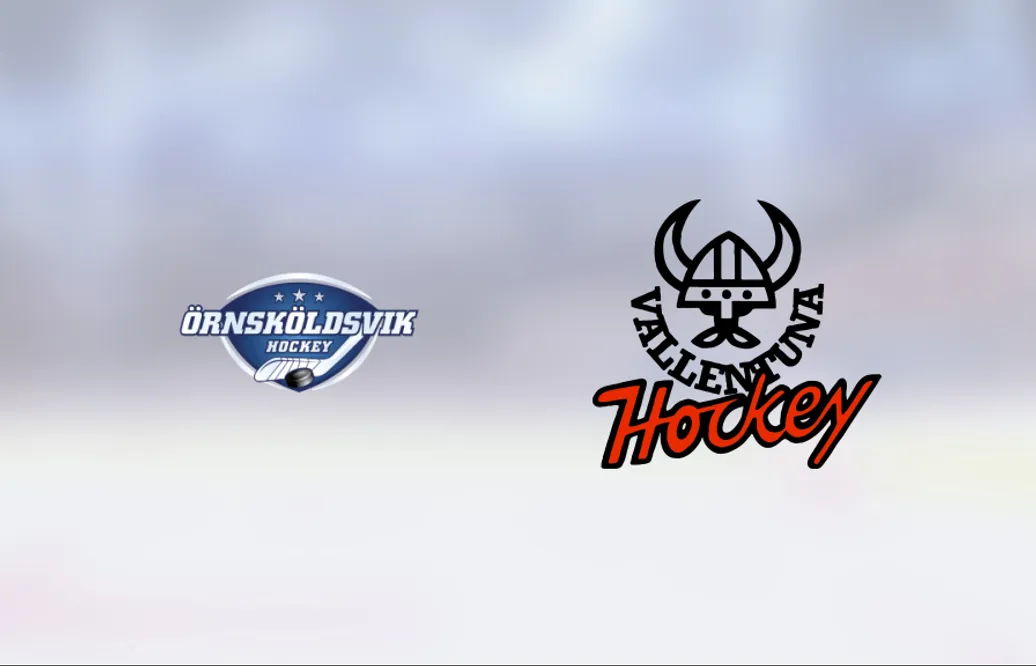 Vallentuna utklassade Örnsköldsvik Hockey på bortaplan