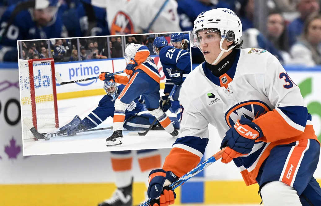 Victor Eklund har gjort sin andra match i NHL.