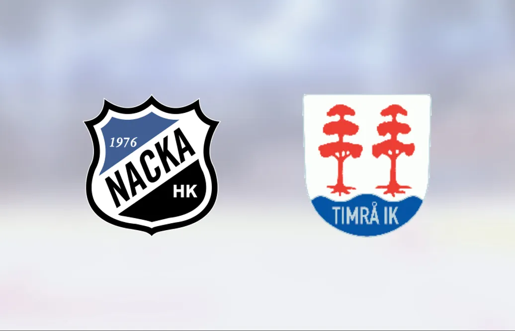 Timrå avgjorde i förlängningen mot Nacka