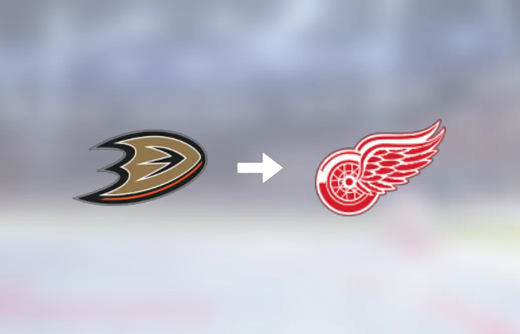 Förre Anaheim Ducks-spelaren klar för spel i Detroit Red Wings