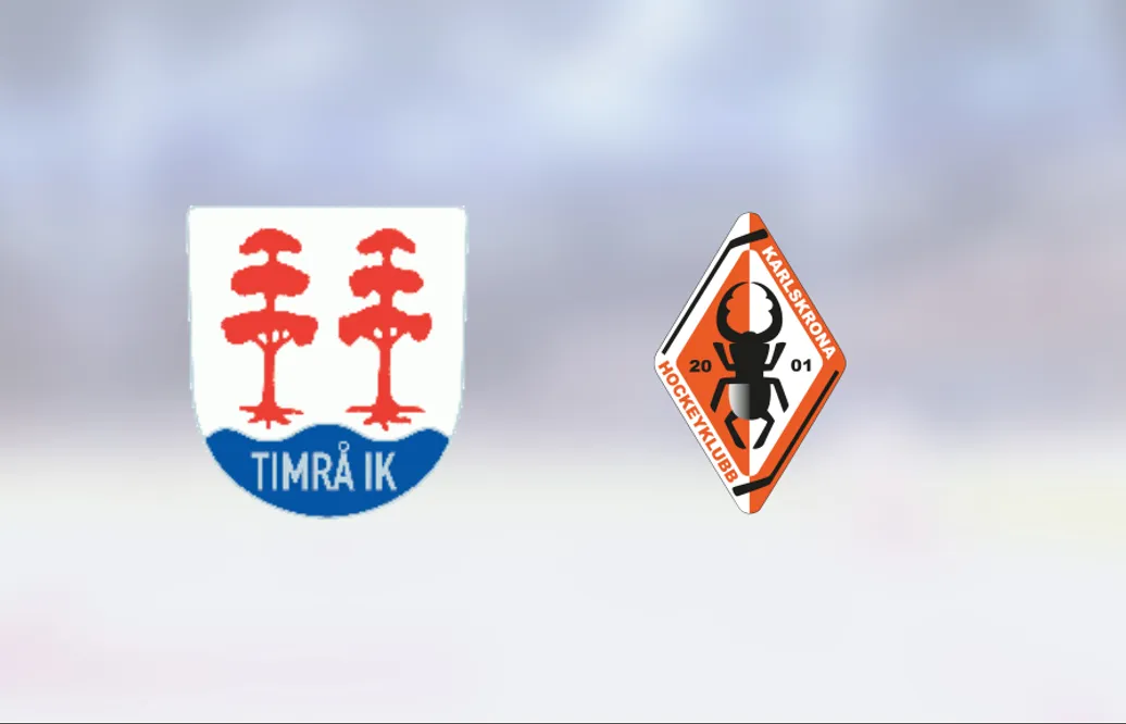 Timrå J20 starkast i straffläggningen – vann hemma mot Karlskrona