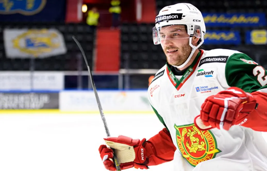 Johan Persson i målform när Mora vann