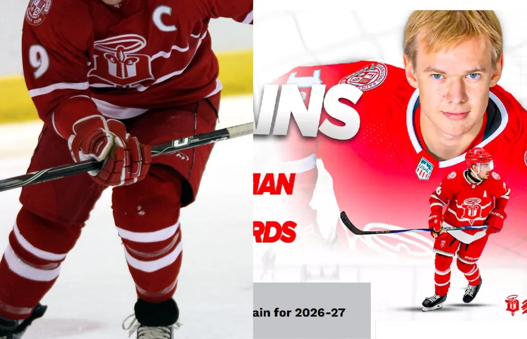Melvin Ekman är kapten för Dubuque i USHL nästa säsong.