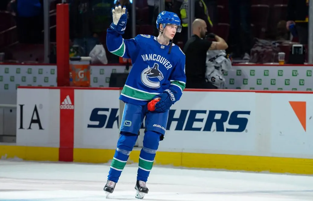 Elias Petterssons succé fortsätter – är veckans spelare i NHL