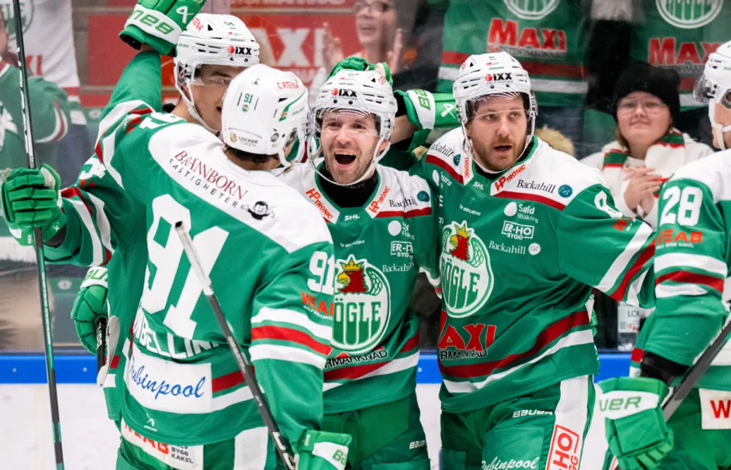 Riley Sheen i målform när Rögle vann mot Färjestad