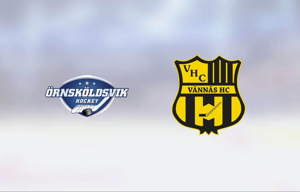 Örnsköldsvik Hockey slog Vännäs efter Erik Anderssons dubbel