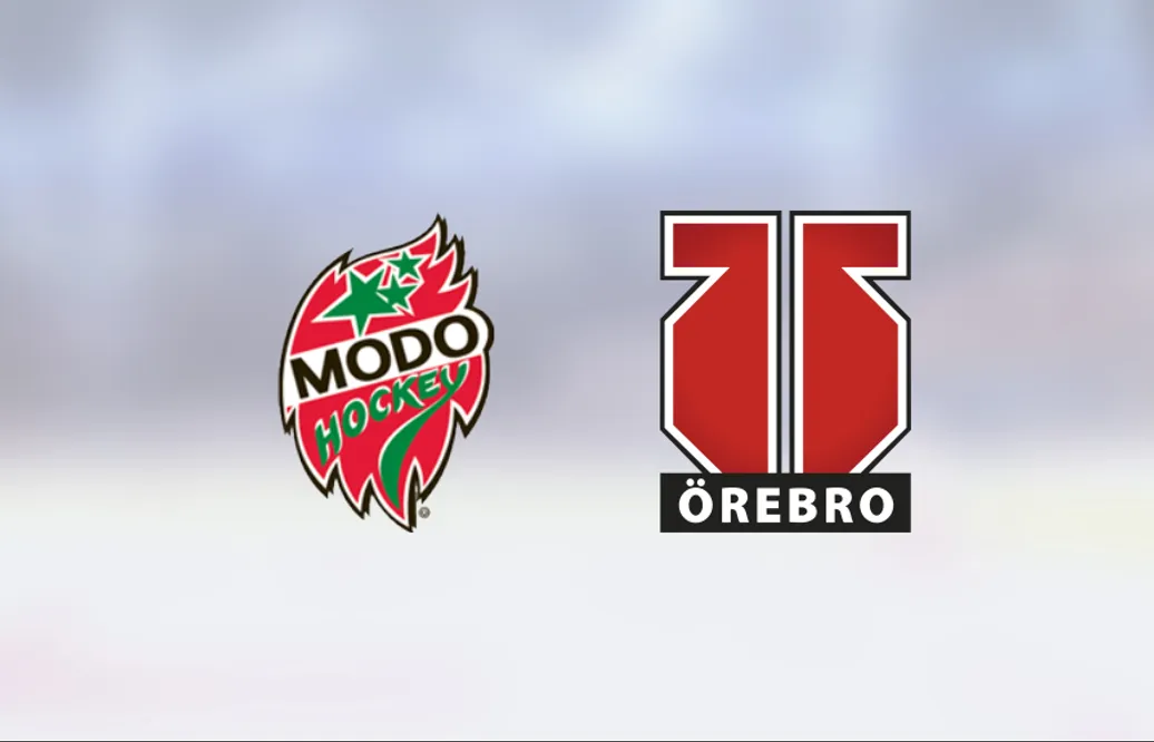 Philip Larsson matchvinnare när Örebro Hockey J18 besegrade Modo Hockey J18
