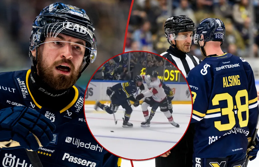 Lukas Rousek rasar efter att ha blivit utvisad för filmning.