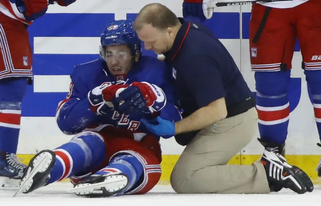 Efter benbrottet – nu är Zibanejad nära en comeback