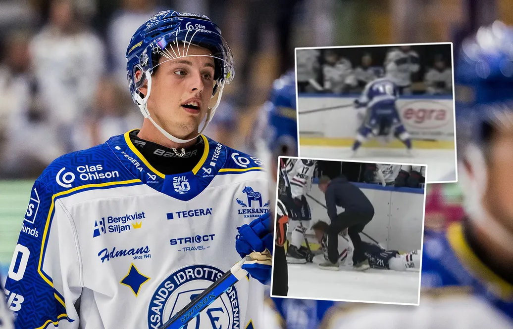 Otäcka smällen - matchstraff i träningsmatchen