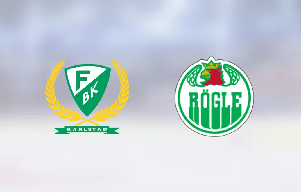 Sigge Grunditz gjorde två mål när Färjestad vann mot Rögle