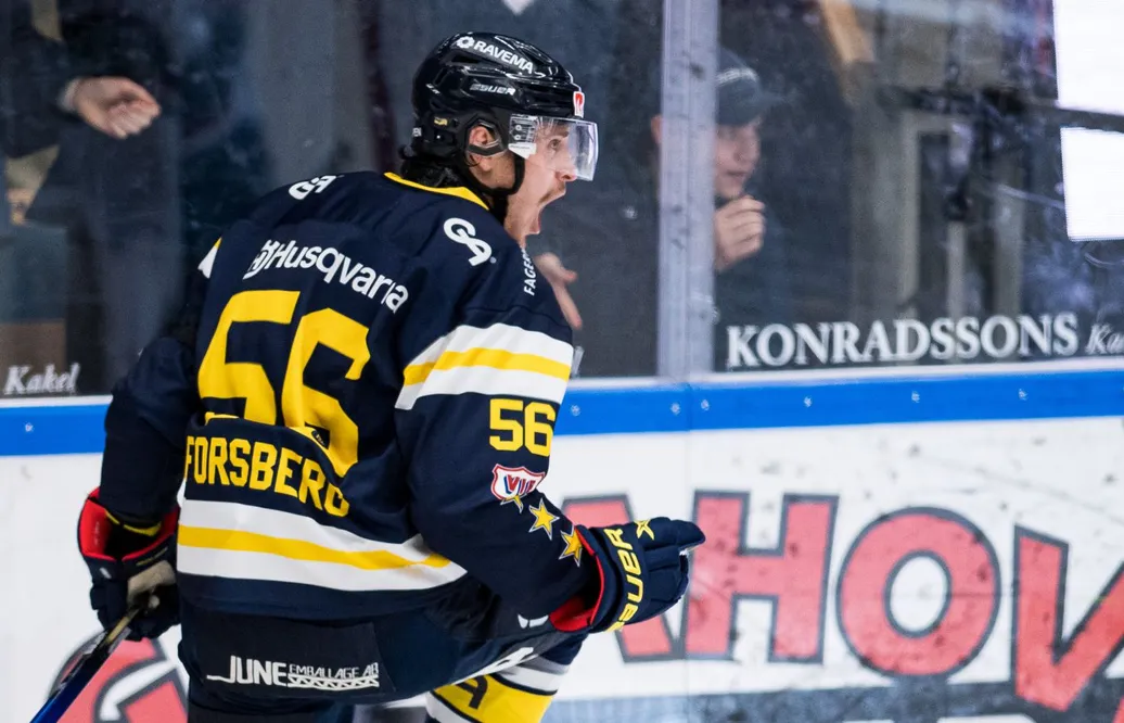 Fredrik Forsberg tangerade Jonathan Dahléns slutspelsrekord