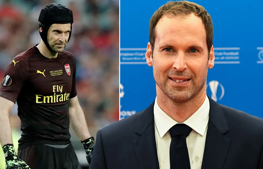 Petr Čech kliver upp i högsta serien - som hockeymålvakt