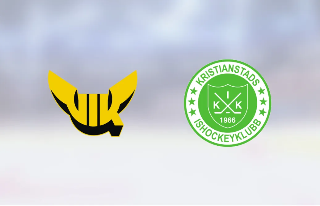 Segersviten sprack för Kristianstad mot VIK Hockey