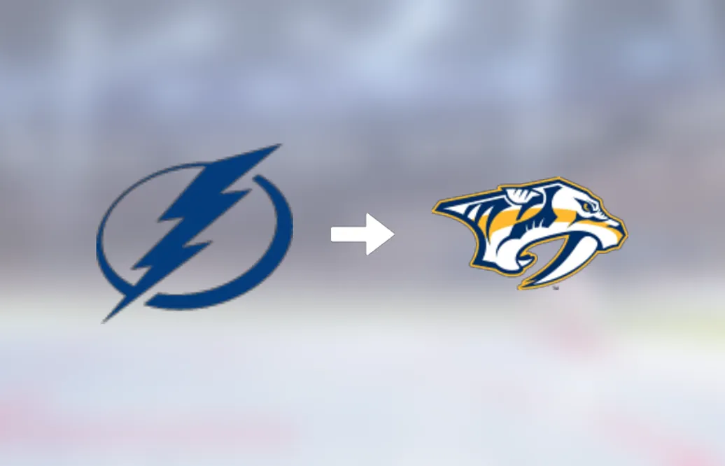 Förre Tampa Bay Lightning-spelaren klar för spel i Nashville Predators