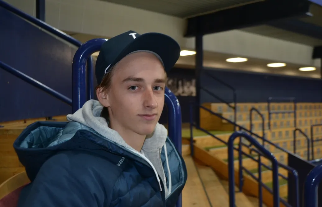 Texas Strandell är i början av sin hockeyresa.