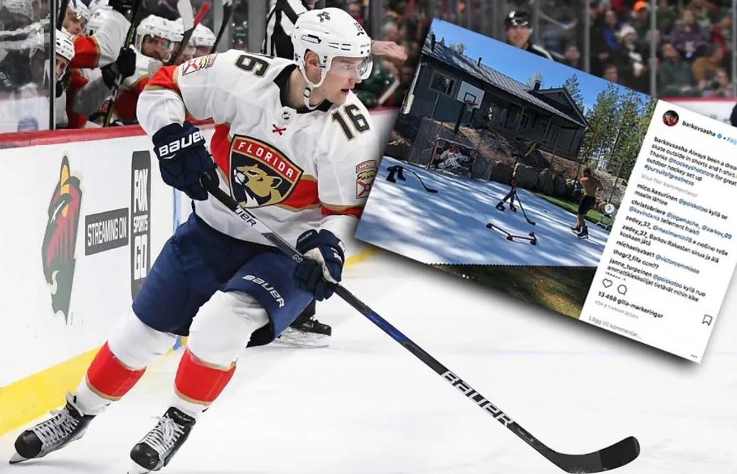 Här laddar NHL-stjärnan för en ny säsong – i trädgården: ”Alltid varit en dröm”