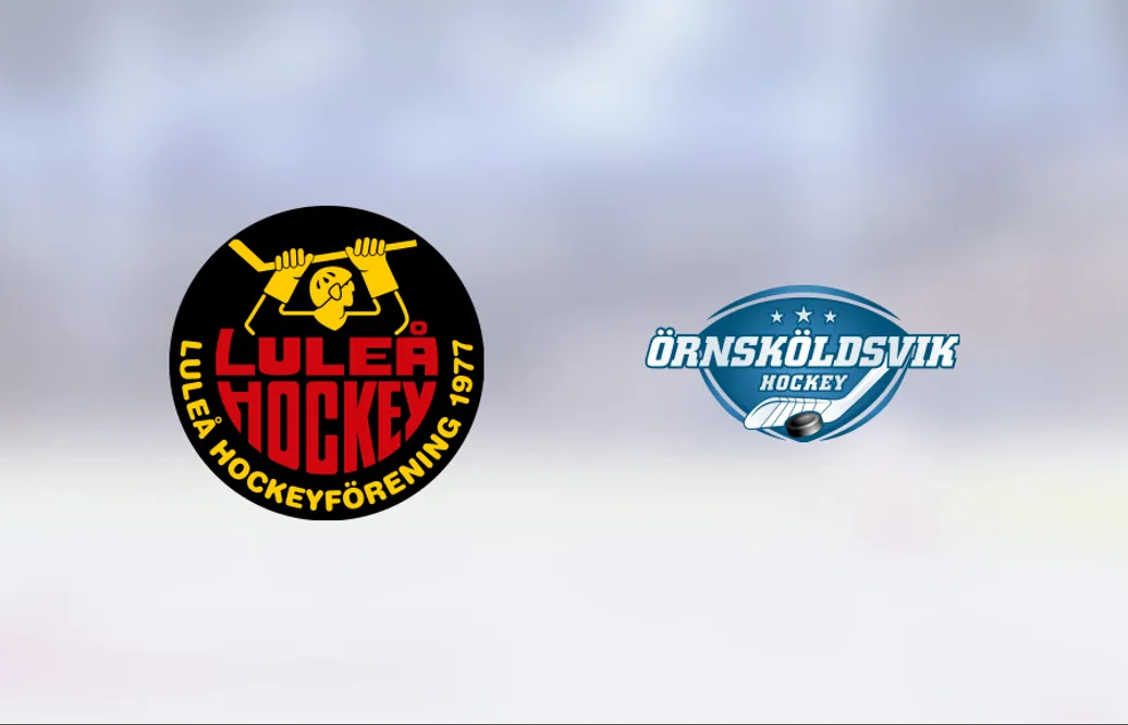 Luleå kan fira seriesegern efter 4-3 mot Ö-vik Hockey J18