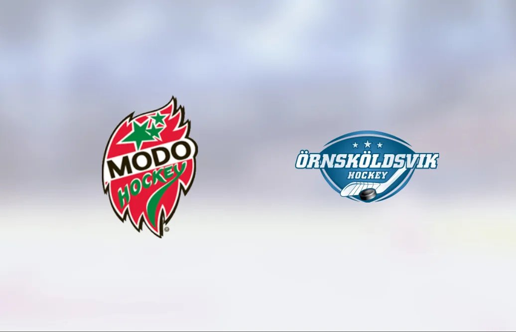 Modo ny serieledare efter seger mot Ö-vik Hockey J18