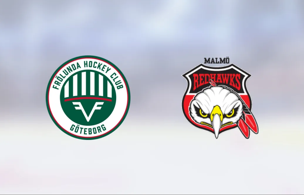 Otto Stenberg gjorde två mål för Frölunda i segern mot Malmö