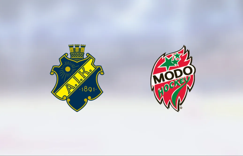 Seger för AIK i toppmötet med Modo Hockey J18