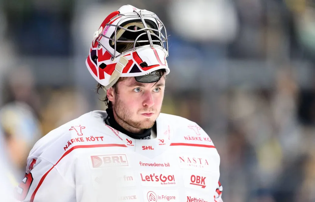 Filip Larsson var inte med på morgonens träning i Örebro.