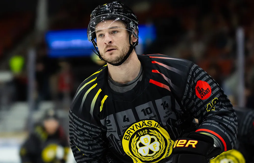 Julien Gauthier är 13:e forward i Brynäs laguppställning. 