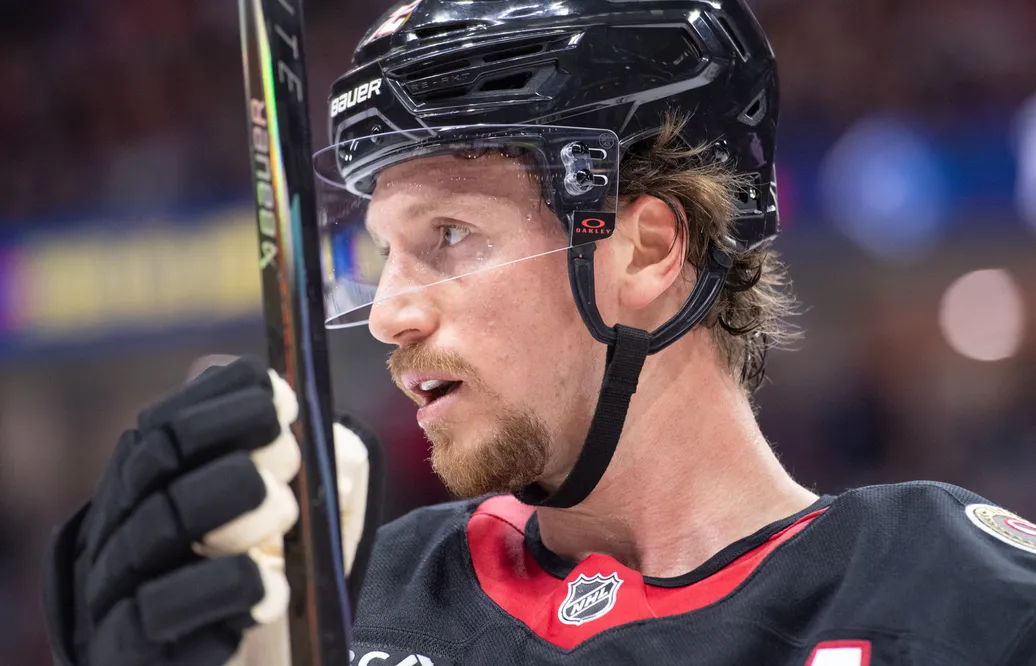 Thomas Chabot är ny lagkapten för Ottawa Senators. Foto: Marc DesRosiers-IMAGN Images
