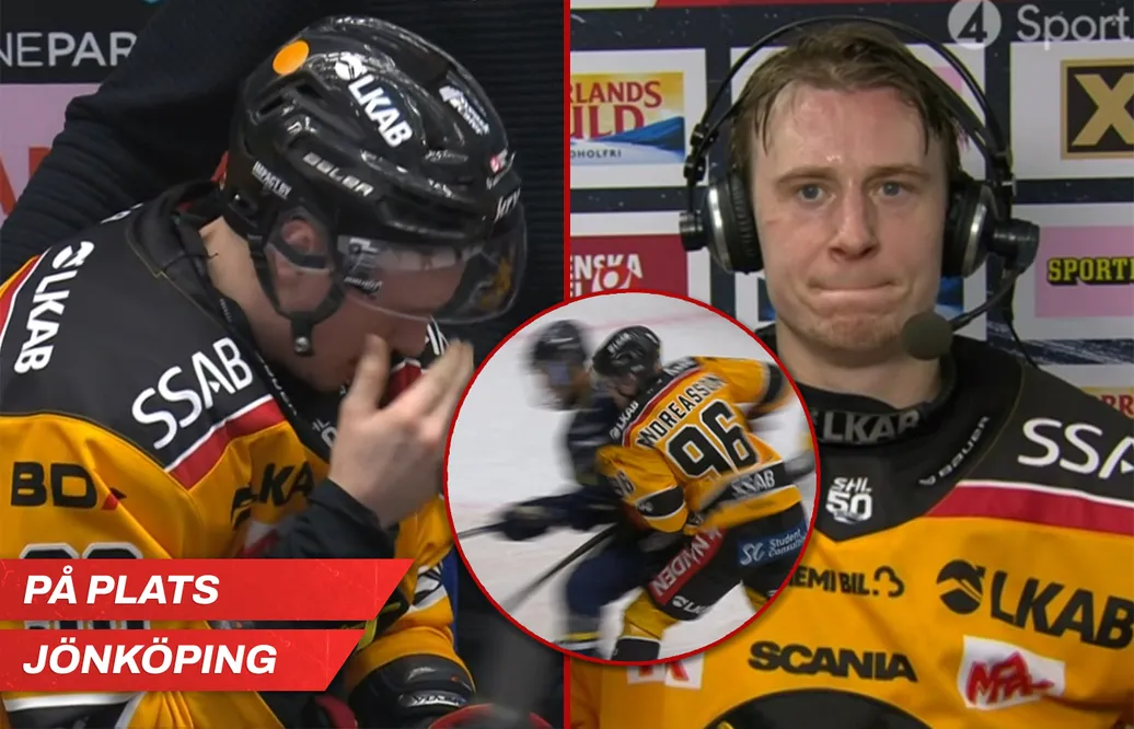 Andreasson om smällen: "Den tar rakt i huvudet"