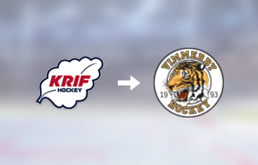 Vimmerby HC värvar backen Hugo Lindman Gustafsson från KRIF Hockey
