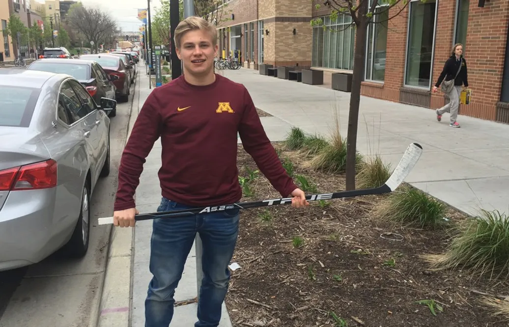Tio timmar collegeliv med Leon Bristedt i Minnesota