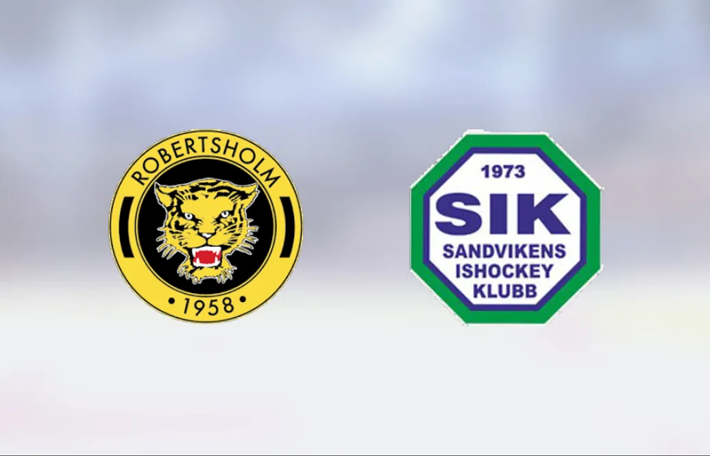 Efter förlustraden: Seger igen för Robertsholm – 6-3 mot Sandviken