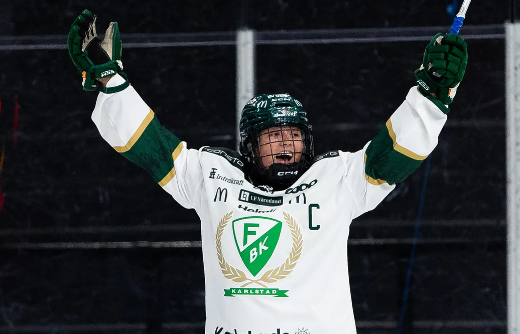 Julie Gough säkrade segern för Färjestad.