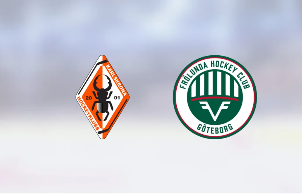 Frölunda J18:s segerrad fortsätter efter 5-1 mot Karlskrona