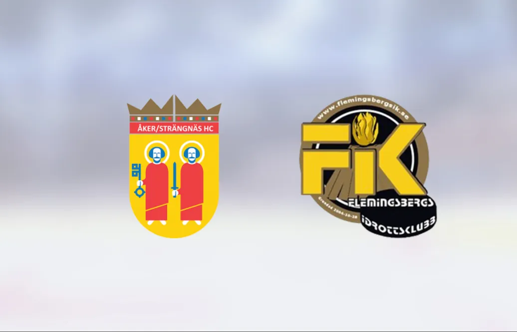 Flemingsberg klart för kval efter seger mot Åker/Strängnäs
