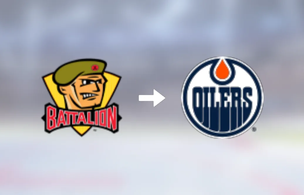 Forwarden Matvei Petrov är nu klar för spel i Edmonton Oilers