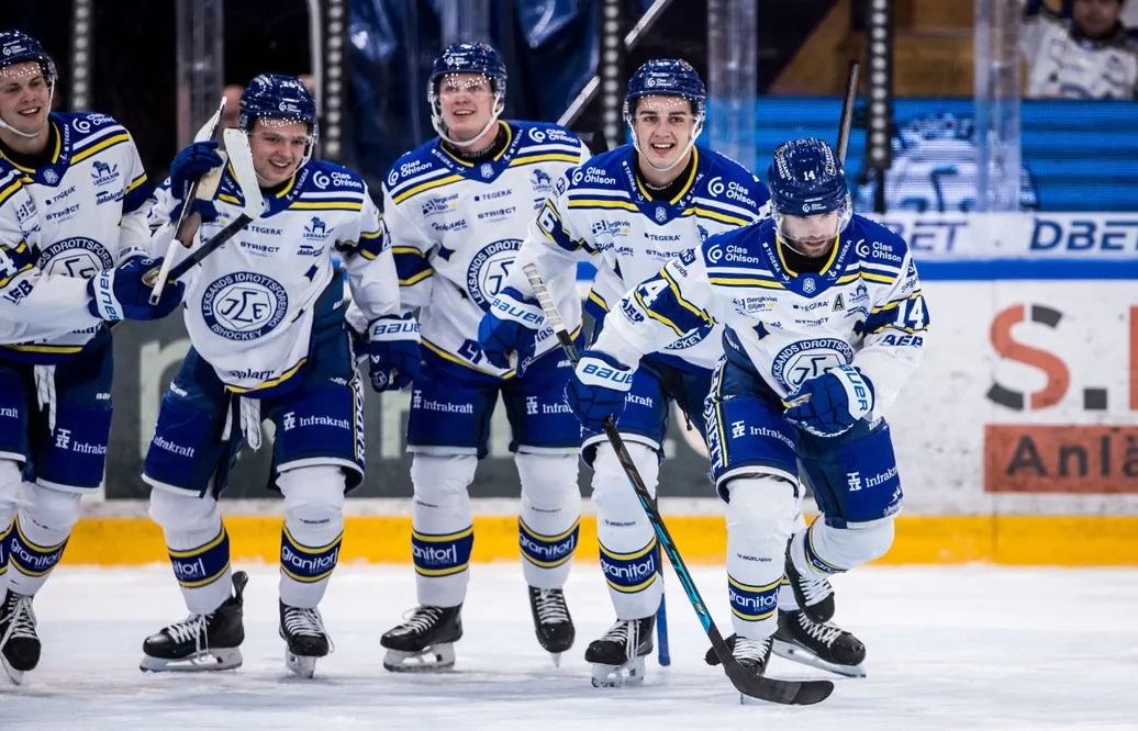 Leksand körde över Nybro med 7-1. 
Foto: Daniel Eriksson / BILDBYRÃN / COP 173 / DE0376