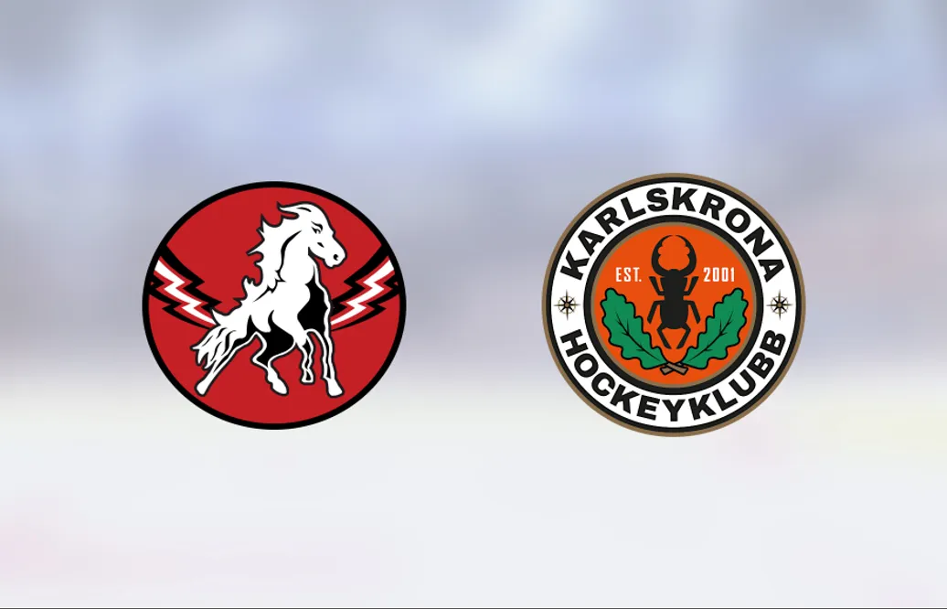 Vita Hästen föll efter dålig start mot Karlskrona