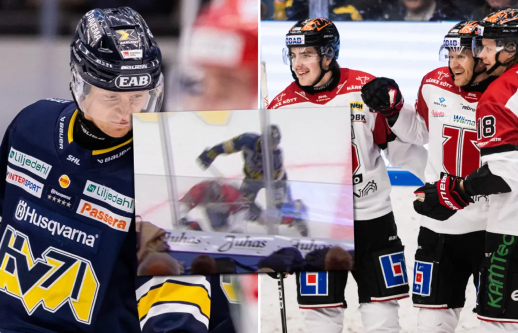 HV71 förlorade mot Örebro efter Daniel Glads matchstraff: ”Det var farligt”