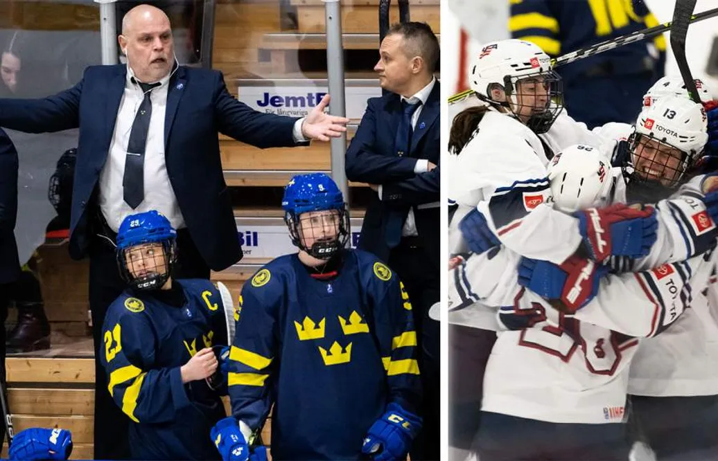 Sverige hotade USA i premiären av U18-VM - förlorade