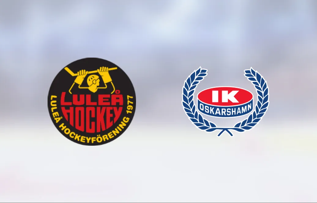 Luleå vann mot Oskarshamn i första matchen