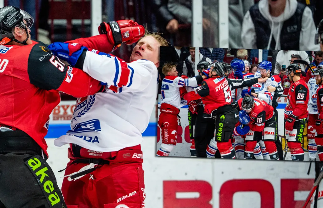 Fyra matchstraff efter slagsmål mellan Malmö och Oskarshamn