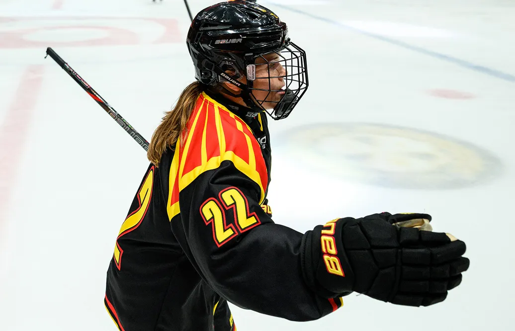 Hanna Thuvik blev segerskytt för Brynäs. 